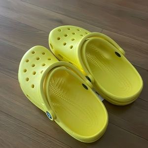 yellow crocs